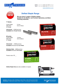 Delfast Staple Range
