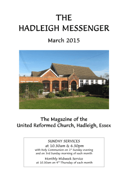Church Magazine for Mar 2015