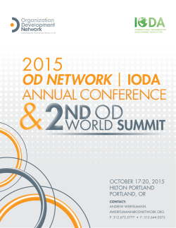2ND OD 2ND OD - Organization Development Network