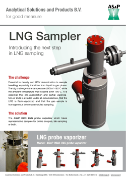 ASaP 8943 LNG probe vaporizer PDF
