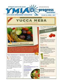 MARCH-APRIL, 2015 - Yucca Mesa Improvement Association