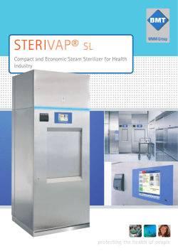 STERIVAP® SL - BMT Medical Technology sro