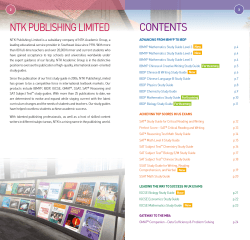 NTK Publishing Catalogue