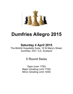 Dumfries Allegro 2015 - Cumbria Chess Association