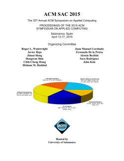 APPLIED COMPUTING 2013