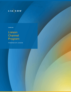 Channel Program Brochure