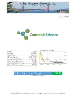 Cannabis Science - Company Website