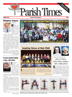 Pictured - Our Parish Times