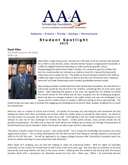 Student Spotlight - AAA Scholarship Foundation