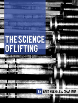 Preview "The Science of Lifting"