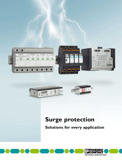 Surge Protection – Arresters for every application