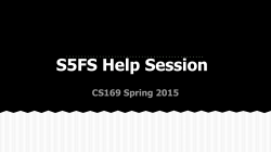 S5FS Help Session
