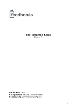 The Trimmed Lamp