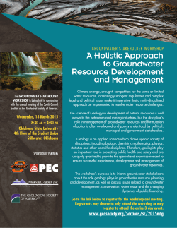 Holistic Flyer - Geological Society of America