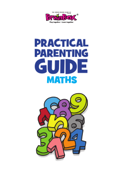 your FREE Maths guide! Our Practical Parents