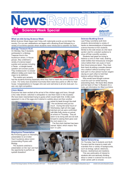 Newsletter PDF - Ashcroft Technology Academy