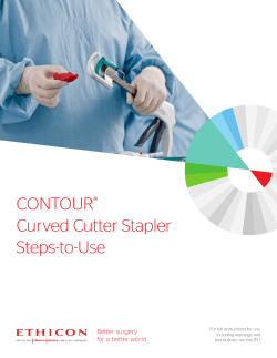 CONTOUR® Curved Cutter Stapler Steps-to-Use