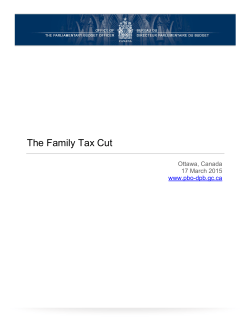 The Family Tax Cut