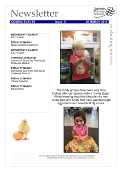 05 Newsletter 18.3  - Dalkeith Primary School