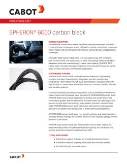 SPHERON® 6000 carbon black
