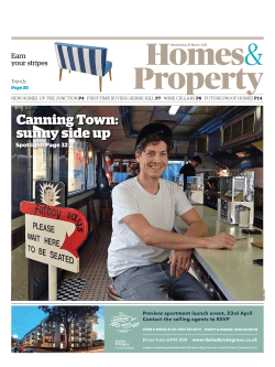 Spotlight: Page 32 Canning Town: sunny side up