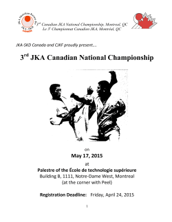 3 JKA Canadian National Championship