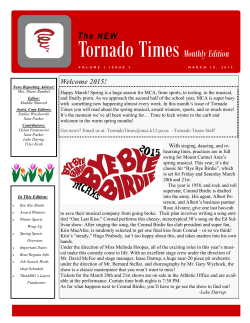 Tornado Times - Mount Carmel Area School District
