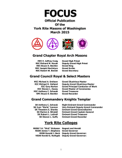 focus - York Rite