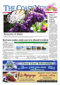 The Coast News, March 20, 2015