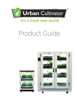 Product Guide - Urban Cultivator