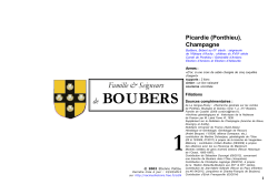 de BOUBERS - Racines & Histoire