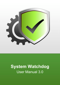 System Watchdog Manual 3.0