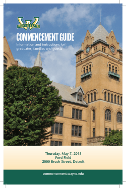 Commencement Guide