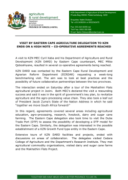 Read more... - KZN Department of Agriculture