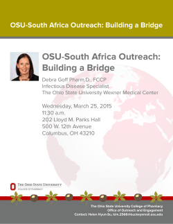 OSU-South Africa Outreach: Building a Bridge