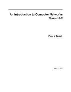 Peter L. Dordal - An Introduction to Computer Networks
