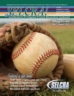 2015 April - August SELCRA Magazine!