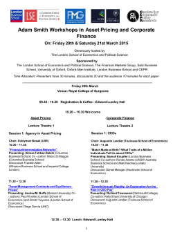 View the 2015 conference programme
