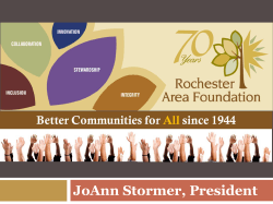 JoAnn Stormer, President