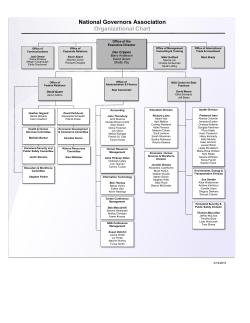 Staff Organizational Chart - National Governors Association