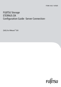 Server Connection- (SAS) for VMware® ESX