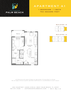 APARTMENT A1 - Jefferson Palm Beach