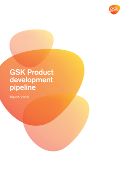 our product development pipeline 2015