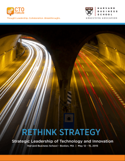 Rethink Strategy Brochure