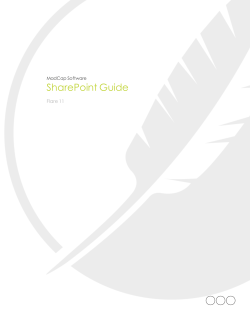 Flare SharePoint Guide