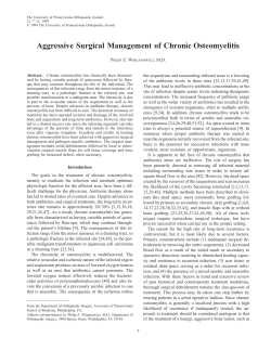 Aggressive Surgical Management of Chronic