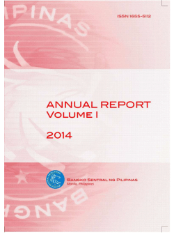 BSP Annual Report 2014 - Bangko Sentral ng Pilipinas