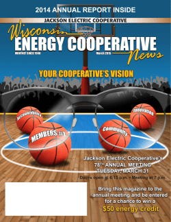 March, 2015 - Jackson Electric Cooperative