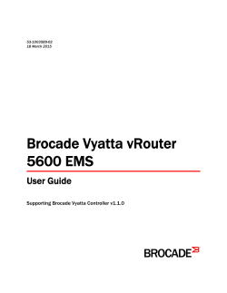 Brocade Vyatta vRouter 5600 EMS App User Guide, 1.1.0