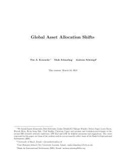 Global asset allocation shifts - Bank for International Settlements